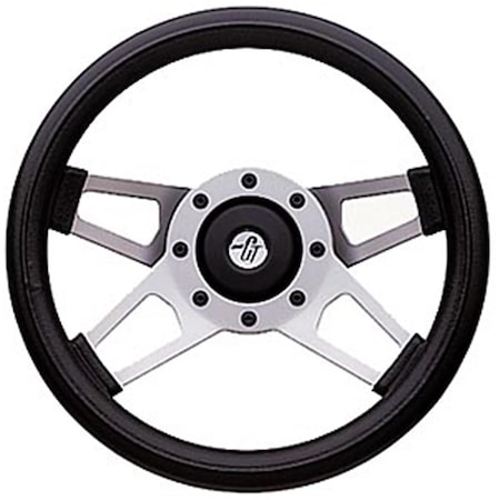 Grant Challenger Steering Wheels- Silver Satin G19-415